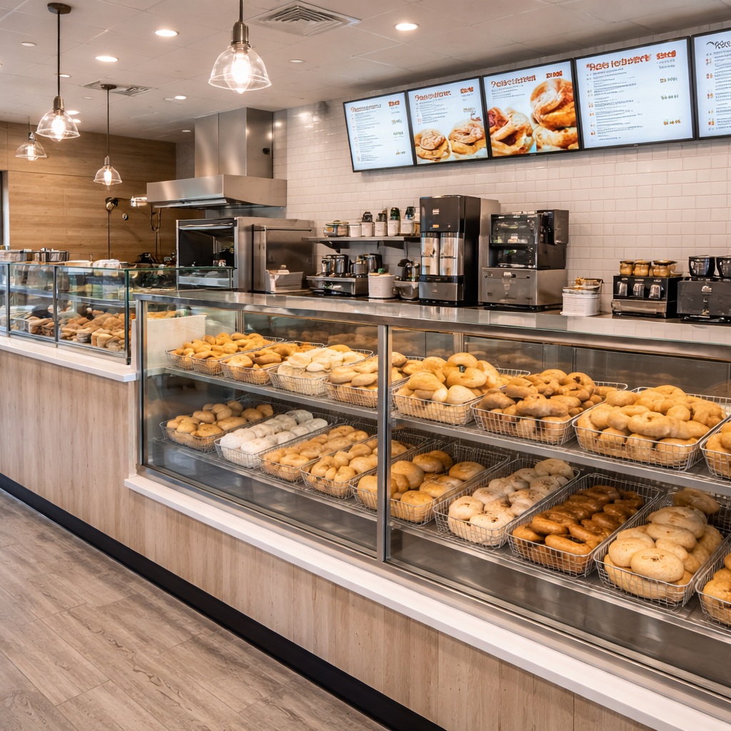 1500 Sq Ft Brand New Renovated Bagel Shop In Nassau County