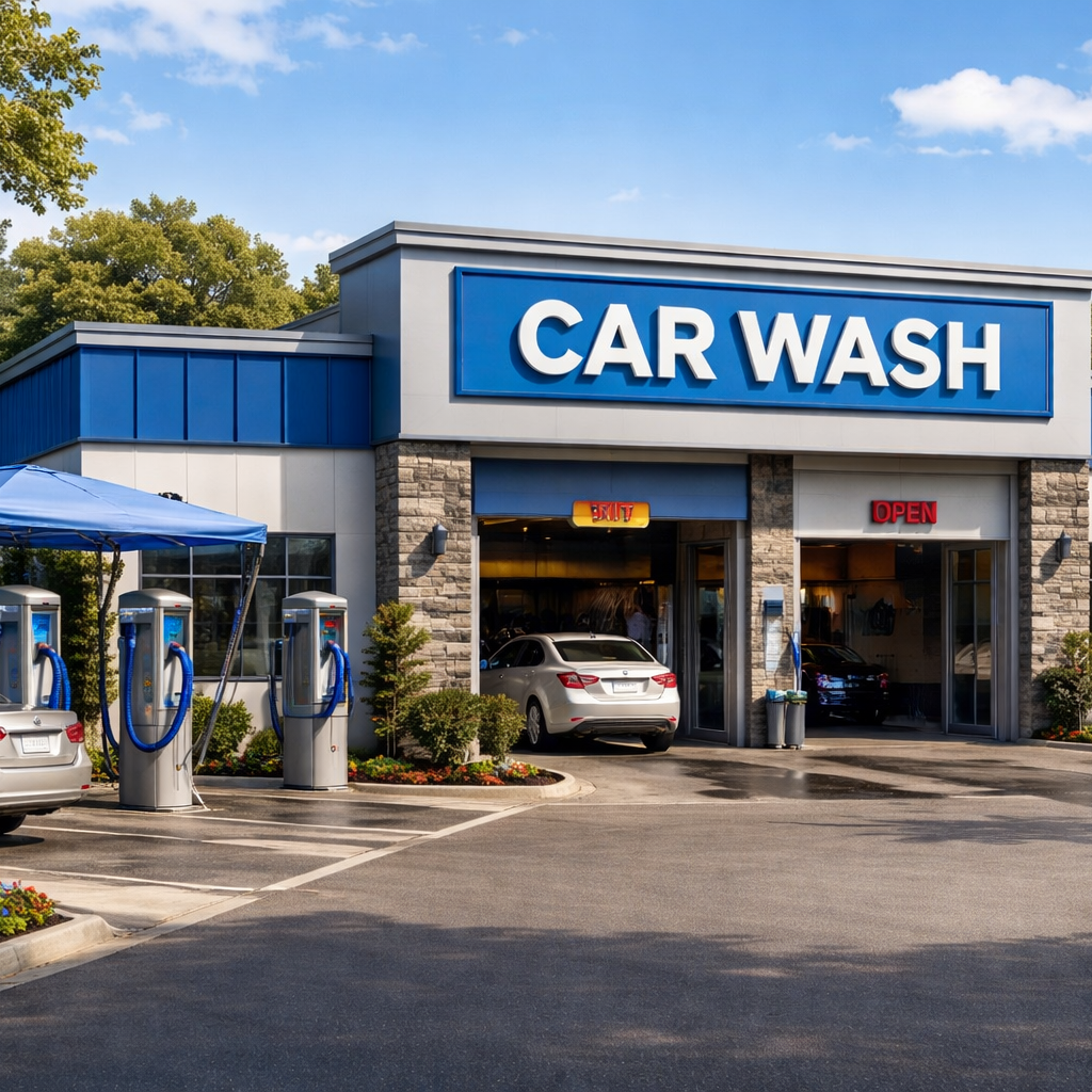 25 year lease Car Wash_ First Option to buy property_ Grandfathered_ Only Car wash in town