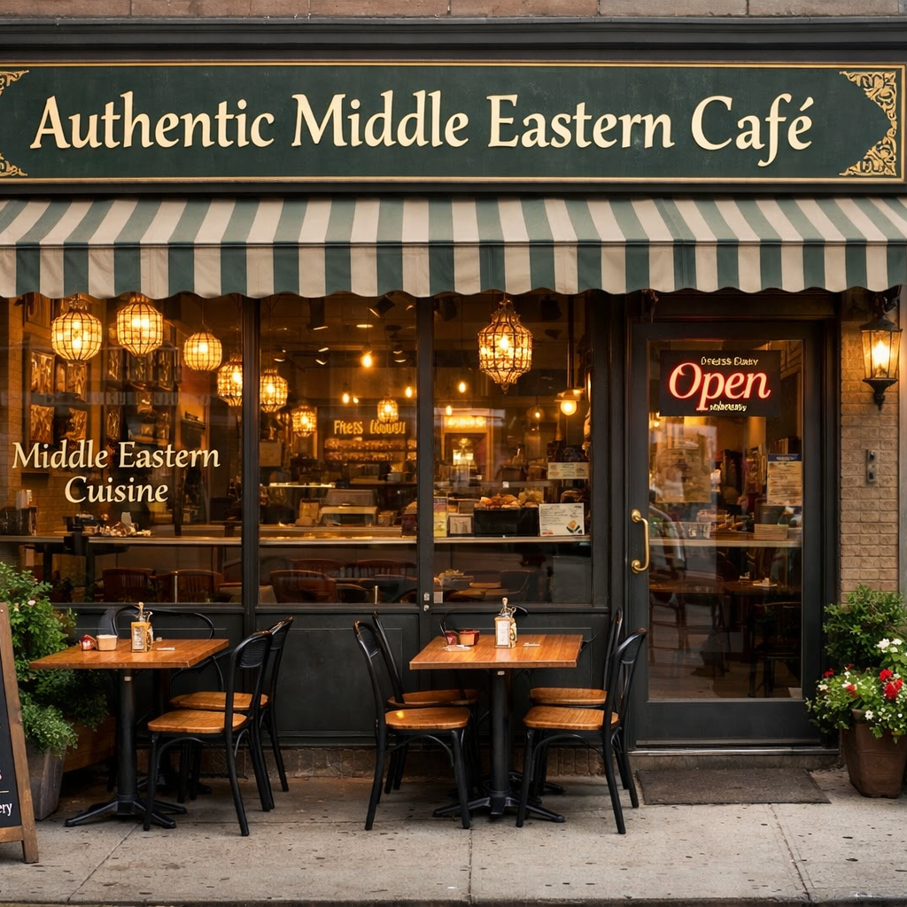 Authentic Middle Eastern Café For Sale