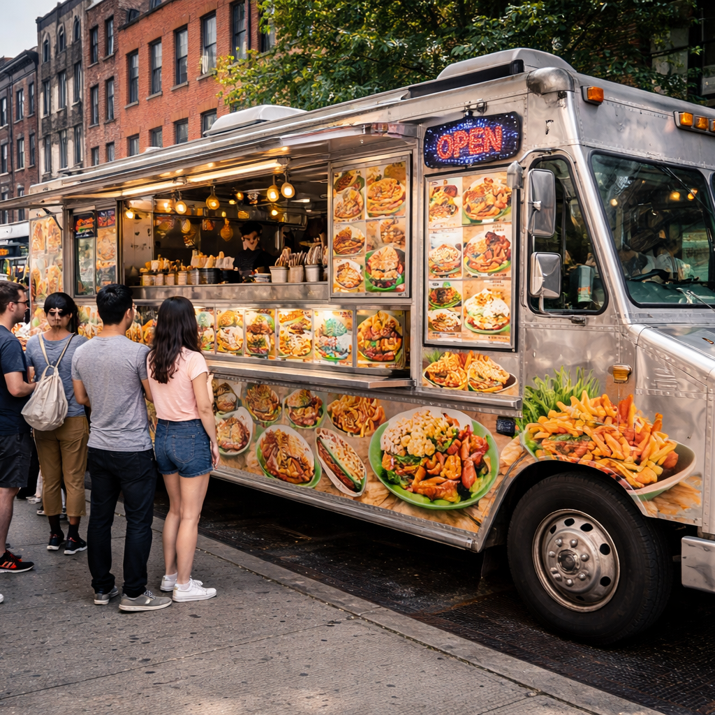 Brooklyn Food Truck Business In Busy Location