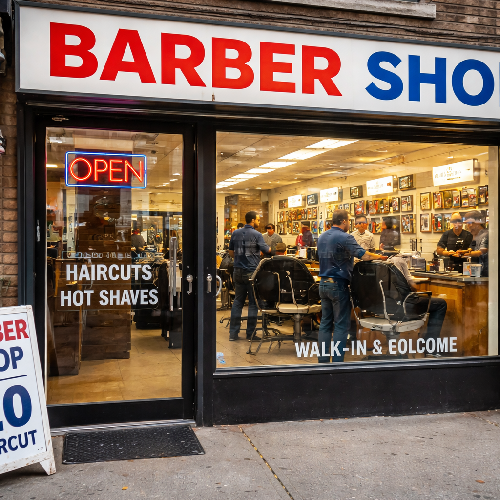 Long Standing Busy Queens Barber Shop For Sale