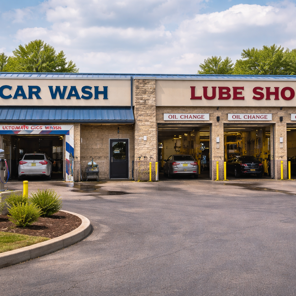 Package of Two Self Services Car Washes With Property Included