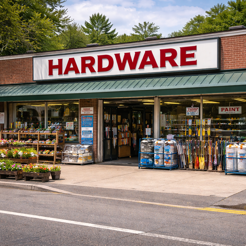 Popular Hardware Store With Real Estate For Sale