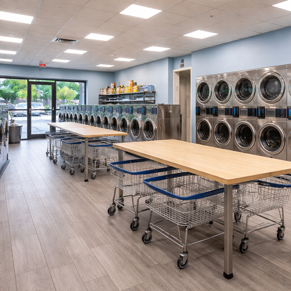 Turnkey Laundromat For Sale – High Traffic Location, Growing Revenue!